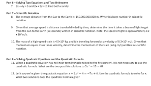 Scientific Notation