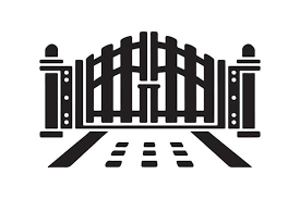 Gated Community Vector Art Icons And