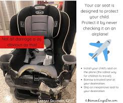 How To Take Car Seats On An Airplane