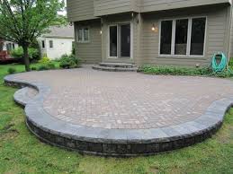 Raised Pavers Patio Reconstructed