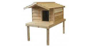 Outdoor Feral Cat House For Winter With