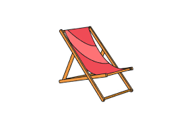 Summer Beach Chair Fill Line Icon 5