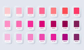 Pink Pastel Colour Palette Catalog