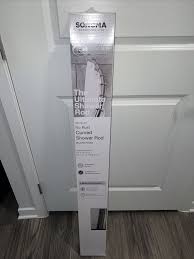 Aluminum No Rust Curved Shower Rod