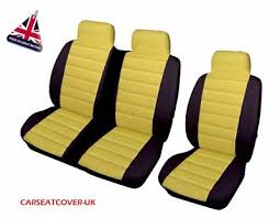 Padded Leather Look Van Seat Covers