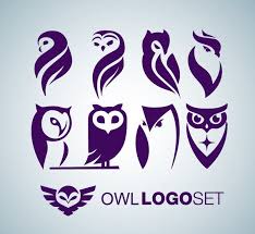 Instant Owl Logo Icon Mark Set