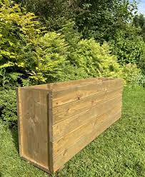 Extra Tall Wooden Planter Box Ready