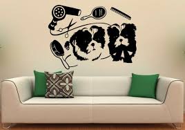 Pet Grooming Wall Decal Vinyl Stickers