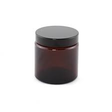 120ml Amber Glass Jars 58mm Lids 53