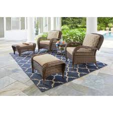 Hampton Bay Rattan Wicker Brown Patio