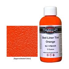 Orange Bed Liner Paint For 3 Oz