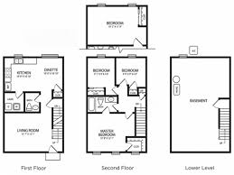 2br 1 5ba Townhome W Basement 2 Bed