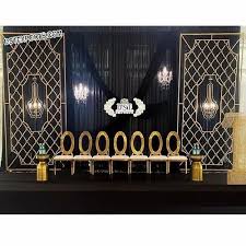Stunning Wedding Stage Candle Wall