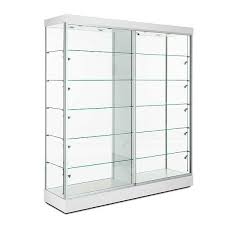 Large Locking Trophy Display Case With