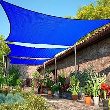 Shademart 12 X 18 Blue Sun Shade Sail
