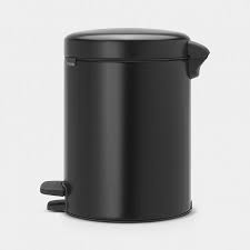 Pedal Bin Newicon 5 Litre Matt Black