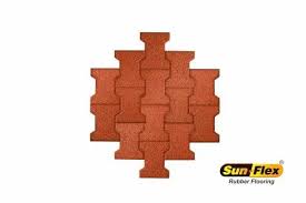 Red Rubber Paver Block Thickness From