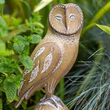 Watchful Owl Garden Ornament Garden Chic