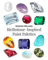 Birthstone Inspired Paint Palettes