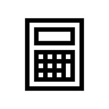 Calculator Accounting Icon Stock