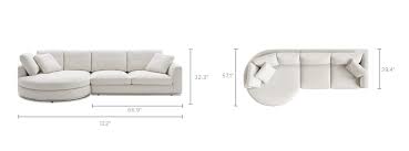 Hamilton Round Chaise Sectional Sofa