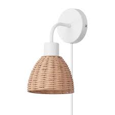 Globe Electric 1 Light Matte White Plug