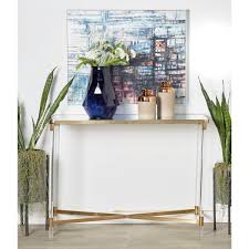 Rectangle Metal Console Table