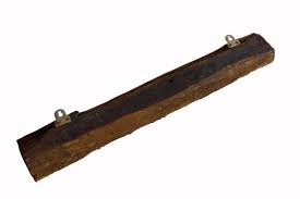 Antique Wood Handcarved Wall Coat Rack