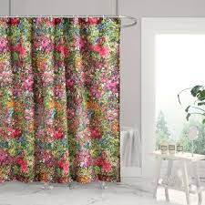 Multicolored Fl Shower Curtain