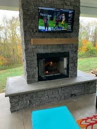 Stone Veneer Fireplace With Evolve Stone