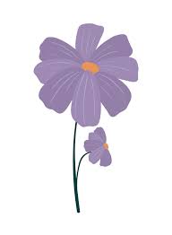 Violet Flowers Icon 10963443 Vector Art