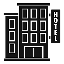 Hotel Building Icon Simple Ilration