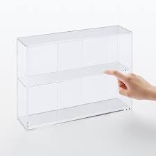 Acrylic Display Case With Sliding Doors