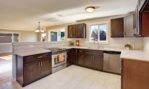 Dark Stained Cabinets Into Your Kitchen