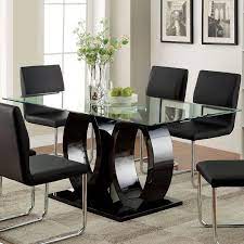 Square Lodia I Dining Table With Glass