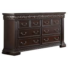 Best Master Furniture Africa 66 5 8 Drawer Solid Wood Dresser In Dark Cherry B1005cd