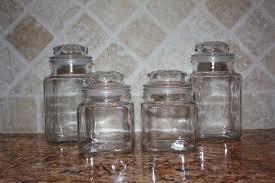 Clear Glass Jars Anchor Hocking Glass