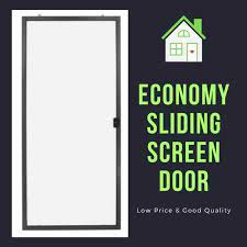 Fully Assembled Economy Sliding Screen Door