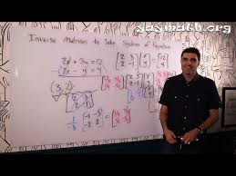 Equations Using Inverse Matrices