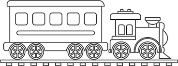 Toy Steam Train With Railway Passenger