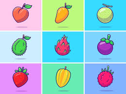 Fruit Icons Icon Food Painting