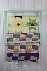 Hanging Quilt Rack My Repurposed Life