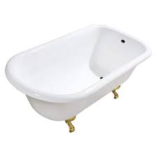 Cast Iron Clawfoot Soaking Bathtub
