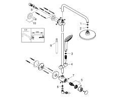 Grohe Retro Fit 180 Shower System With