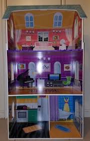 Barbie Doll House Wooden 3 Stories W