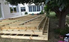 how to framing and building deck in