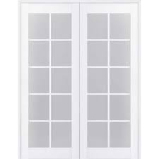 Frosted Glass French Doors Interior