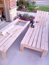 Diy Outdoor Chaise Lounge Backyard