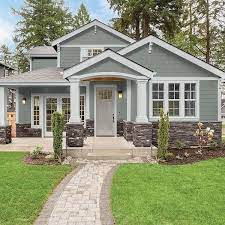 Gray Heron Flat Exterior Latex Paint