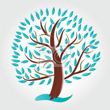 Logo Stylized Tree Symbol Icon Vector